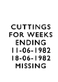 19820611 PRESS CUTTINGS MISSING